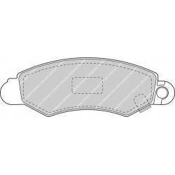 Kit pastiglie freno anteriore