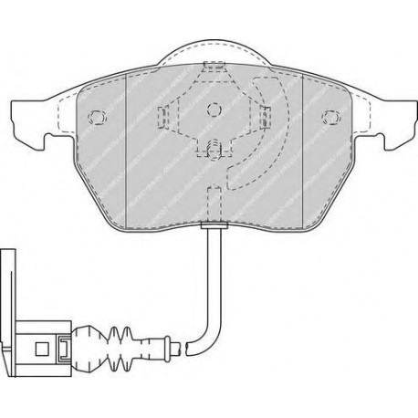 Kit pastiglie freno anteriore