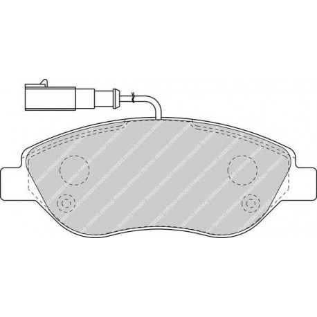 Kit pastiglie freno anteriore