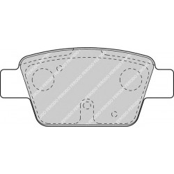 Kit pastiglie freno posteriore