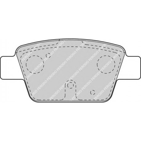 Kit pastiglie freno posteriore