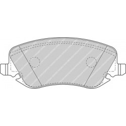 Kit pastiglie freno anteriore