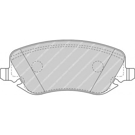 Kit pastiglie freno anteriore