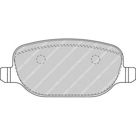 Kit pastiglie freno posteriore