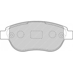 Kit pastiglie freno anteriore