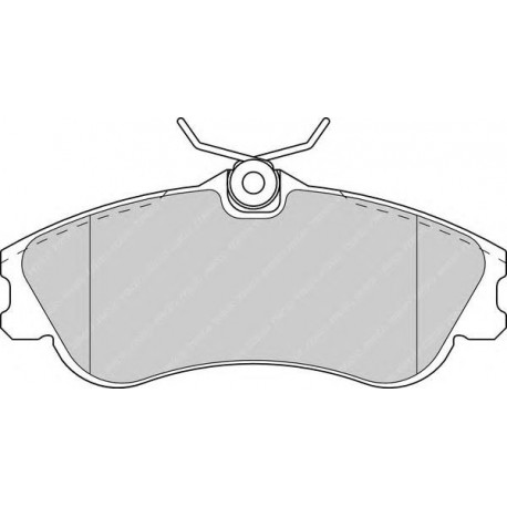 Kit pastiglie freno anteriore