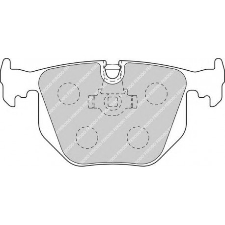 Kit pastiglie freno posteriore