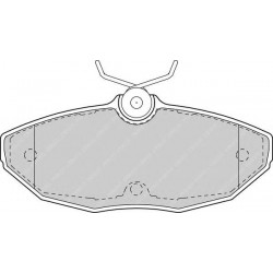 Kit pastiglie freno posteriore