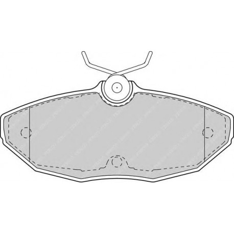 Kit pastiglie freno posteriore