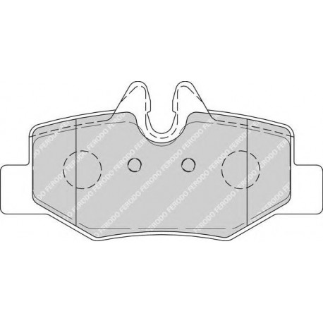 Kit pastiglie freno posteriore