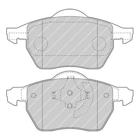 Kit pastiglie freno anteriore