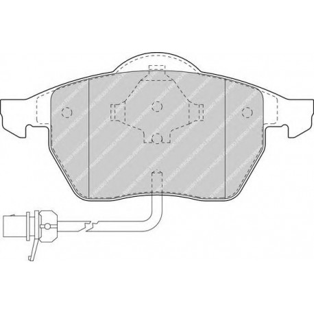 Kit pastiglie freno anteriore