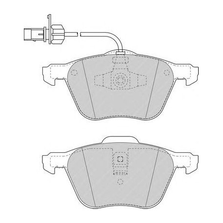 Kit pastiglie freno anteriore