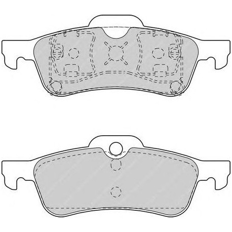 Kit pastiglie freno posteriore