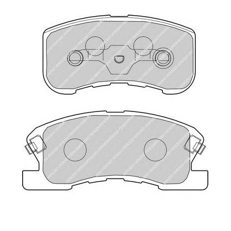 Kit pastiglie freno anteriore