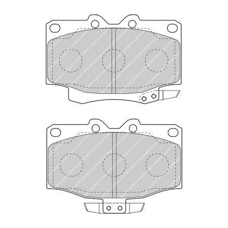 Kit pastiglie freno anteriore