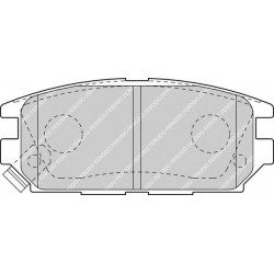 Kit pastiglie freno posteriore