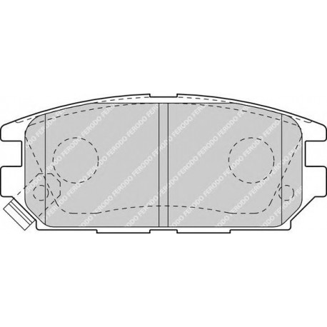 Kit pastiglie freno posteriore