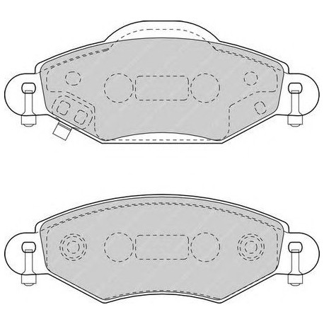 Kit pastiglie freno anteriore
