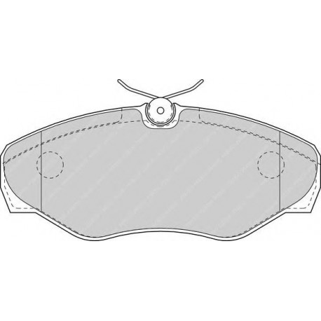 Kit pastiglie freno anteriore