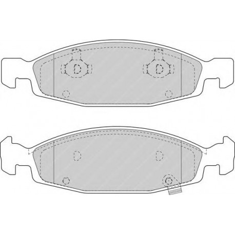 Kit pastiglie freno anteriore