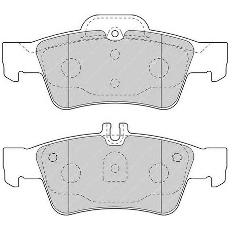 Kit pastiglie freno posteriore