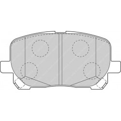 Kit pastiglie freno anteriore