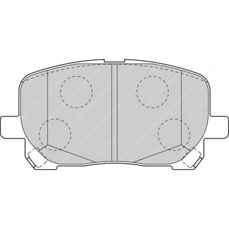 Kit pastiglie freno anteriore