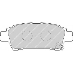 Kit pastiglie freno posteriore