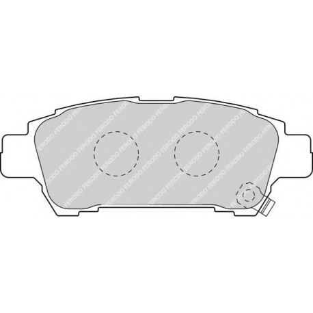 Kit pastiglie freno posteriore