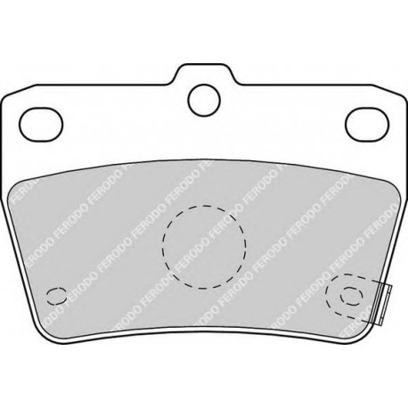 Kit pastiglie freno posteriore