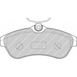 Kit pastiglie freno anteriore