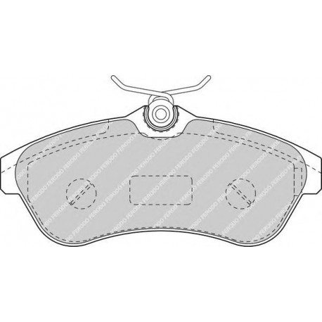 Kit pastiglie freno anteriore