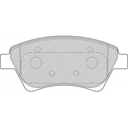 Kit pastiglie freno anteriore