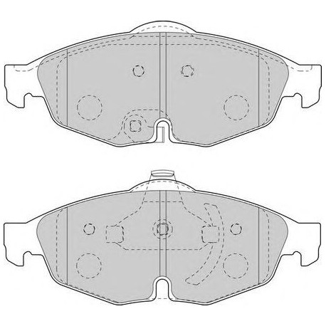 Kit pastiglie freno anteriore