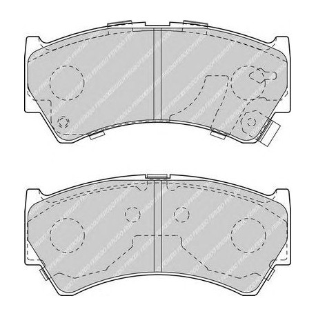 Kit pastiglie freno anteriore