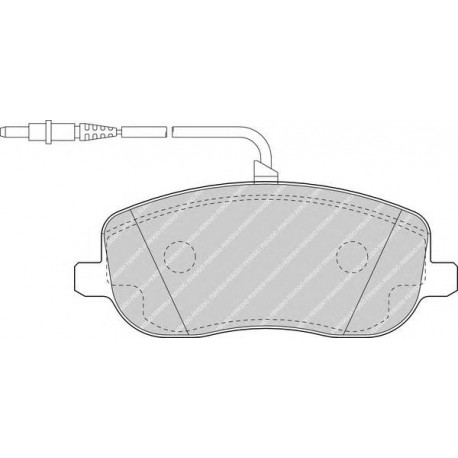 Kit pastiglie freno anteriore