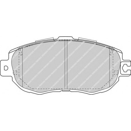 Kit pastiglie freno anteriore