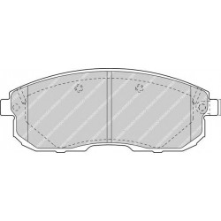 Kit pastiglie freno anteriore