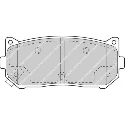 Kit pastiglie freno posteriore