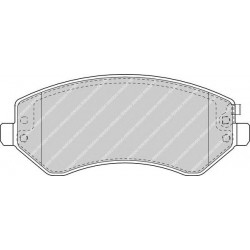 Kit pastiglie freno anteriore