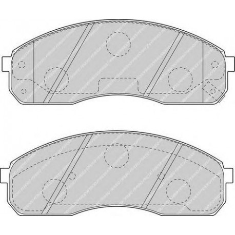 Kit pastiglie freno anteriore