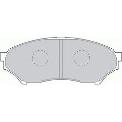 Kit pastiglie freno anteriore