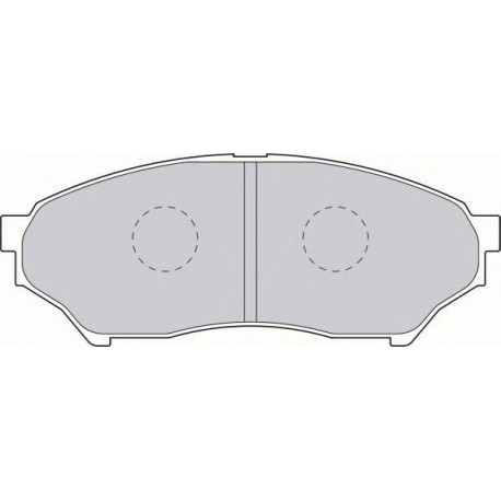 Kit pastiglie freno anteriore