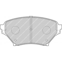 Kit pastiglie freno anteriore