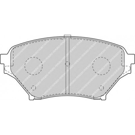 Kit pastiglie freno anteriore
