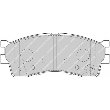 Kit pastiglie freno anteriore