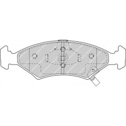 Kit pastiglie freno anteriore