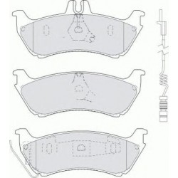 Kit pastiglie freno posteriore