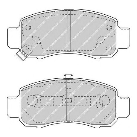 Kit pastiglie freno anteriore